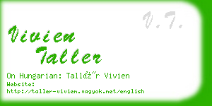 vivien taller business card